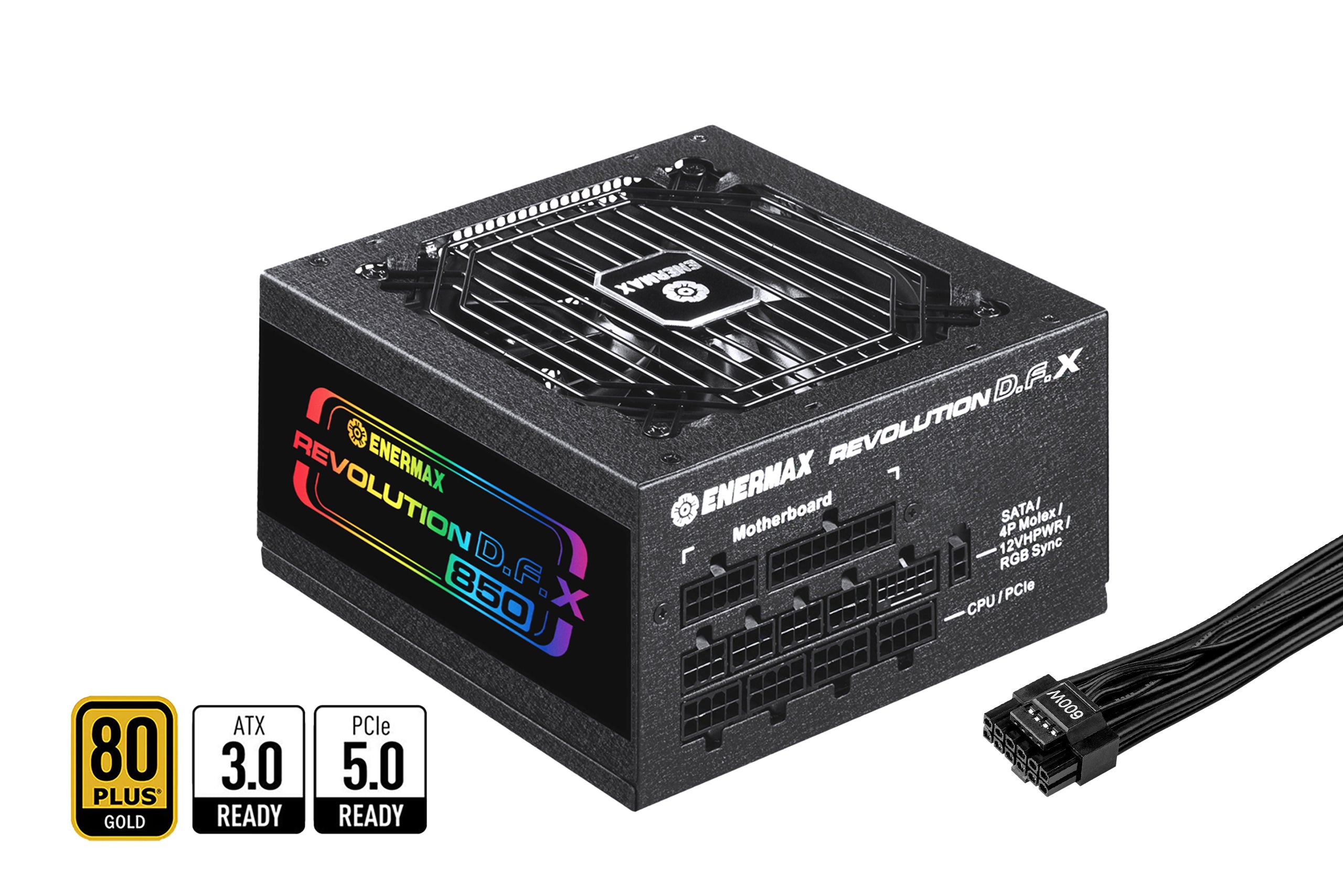 REVOLUTION D.F. X 850W / 80 PLUS® Gold / ATX 3.0 Fully-Modular Power Supply