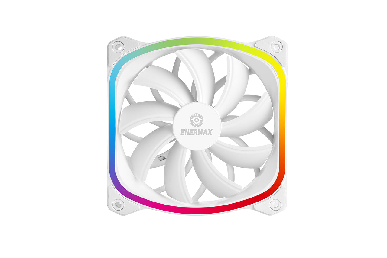 SquA RGB aRGB 120MM PWM Fan - White (3-Pack)