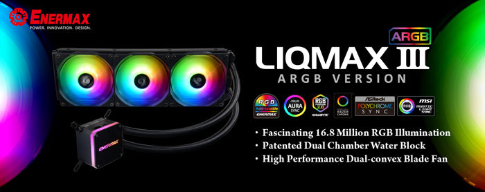 Enermax launches 'LIQMAX III ARGB' water cooler with powerful performance and brilliant RGB