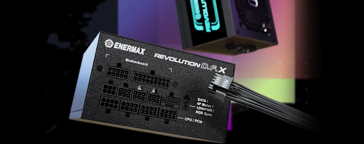 ENERMAX Introduces REVOLUTION D.F. X ATX 3.0 Power Supply Series from 850W to 1600W