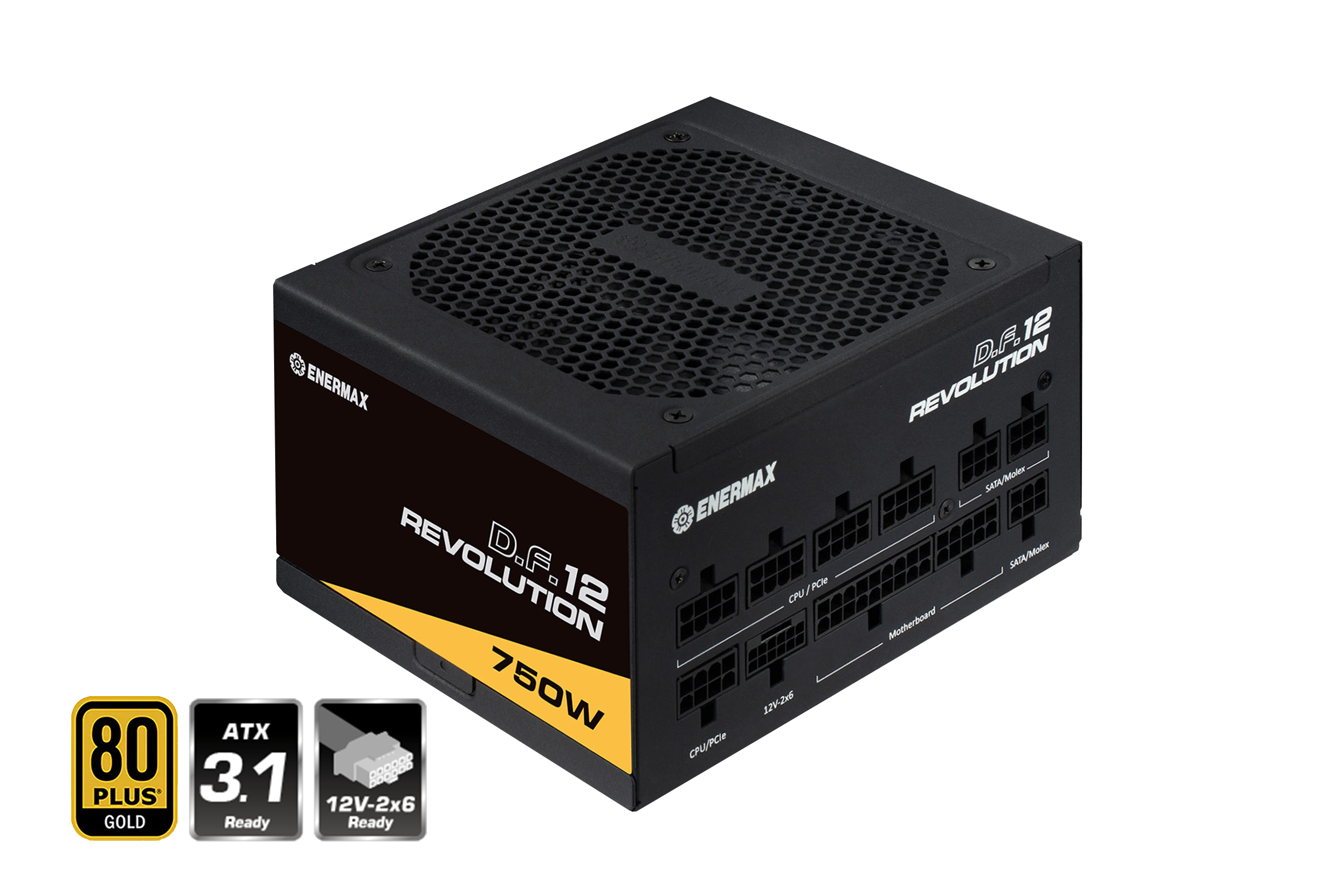 REVOLUTION D.F. 12 750W / 80 PLUS® Gold / ATX 3.1 Fully-Modular Power Supply