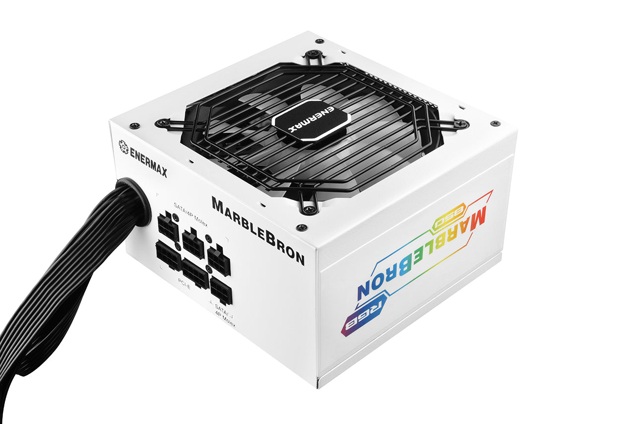 MARBLEBRON 850W White RGB / 80 PLUS® Bronze Certified Power Supply
