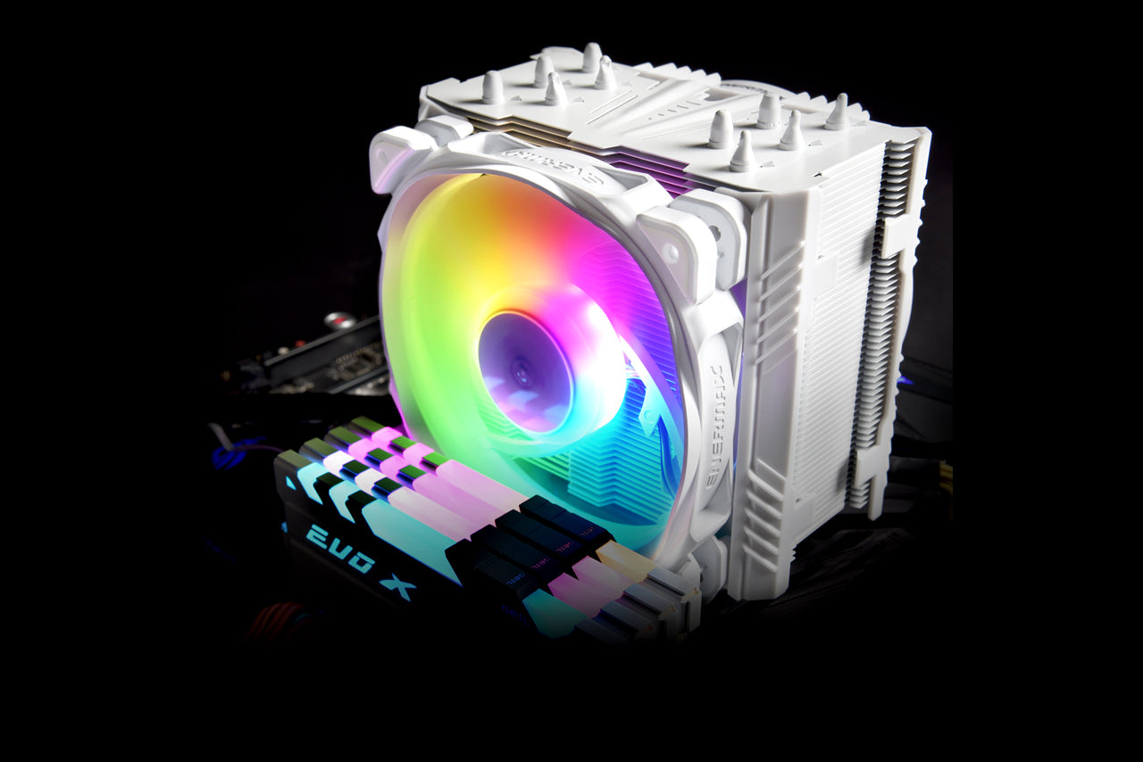 ETS T50 AXE ARGB Air CPU Cooler - White